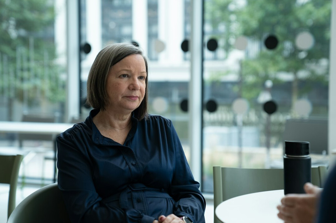 woman listening attentively in meeting