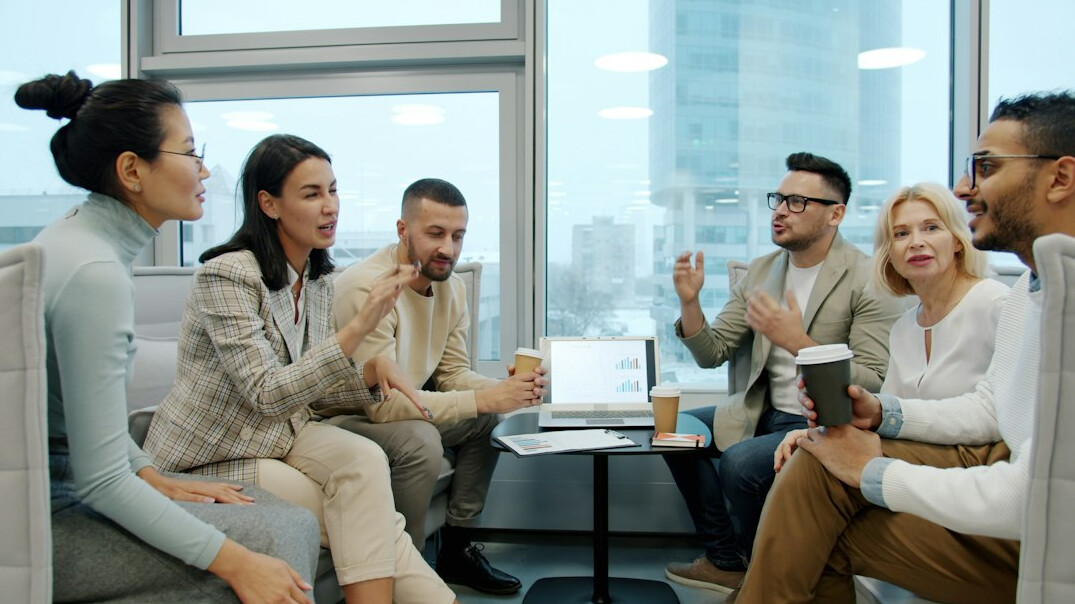 group resolving conflict calmly