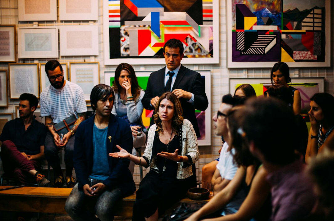 diverse group workshop